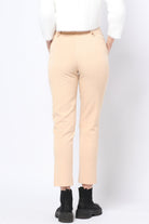 كيتشن بنطلون رسمي بأزرار أمامية وجيوب طويل نسائي