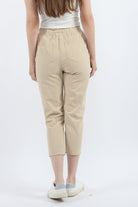 كيتشن سروال طويل سادة نسائي بخصر مطاطي