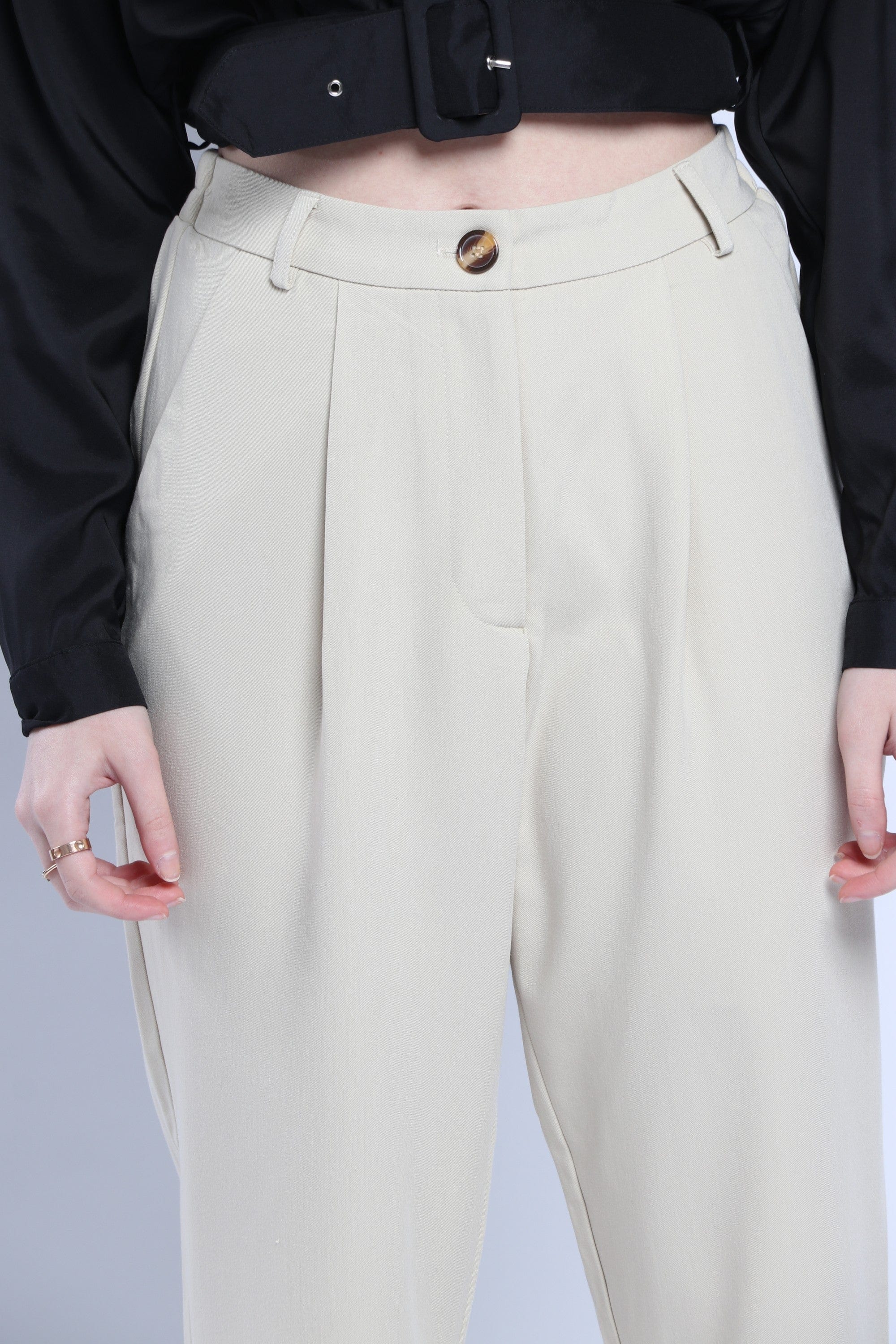 كيتشن بنطلون طويل سادة واسعة نسائي