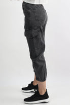 كيتشن بنطلون طويل بجيوب جانبية جينز نسائي