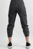 كيتشن بنطلون طويل بجيوب جانبية جينز نسائي