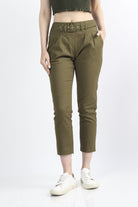 كيتشن بنطلون طويل سادة خصر مرتفع نسائي