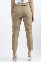 كيتشن بنطلون طويل سادة خصر مرتفع نسائي