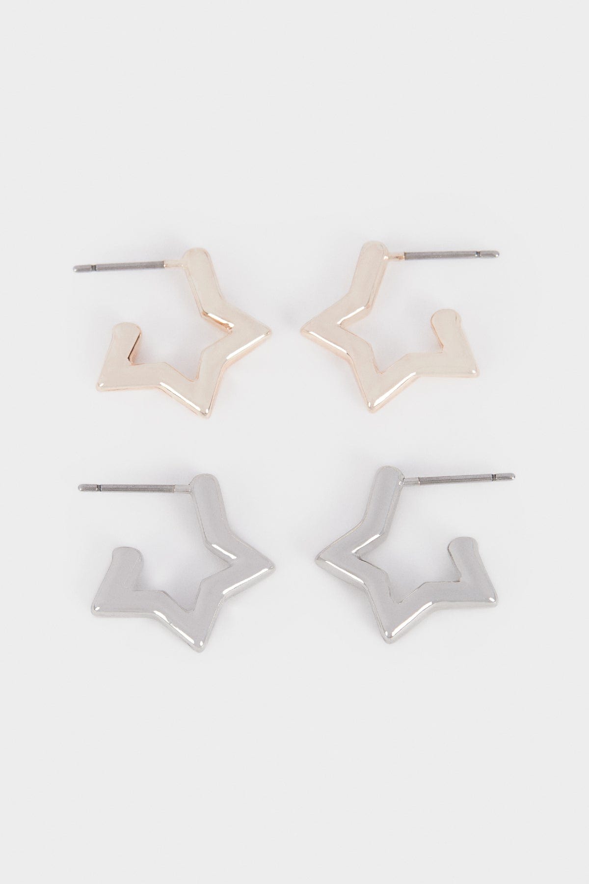 بارفوا قرط مسمار نحاسي للنساء متعدد الألوان