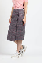 كيتشن تنورة ميدي مربعات