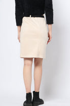 كيتشن تنورة قصيرة شمواه بحزام خصر