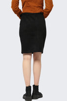 كيتشن تنورة قصيرة شمواه بحزام خصر