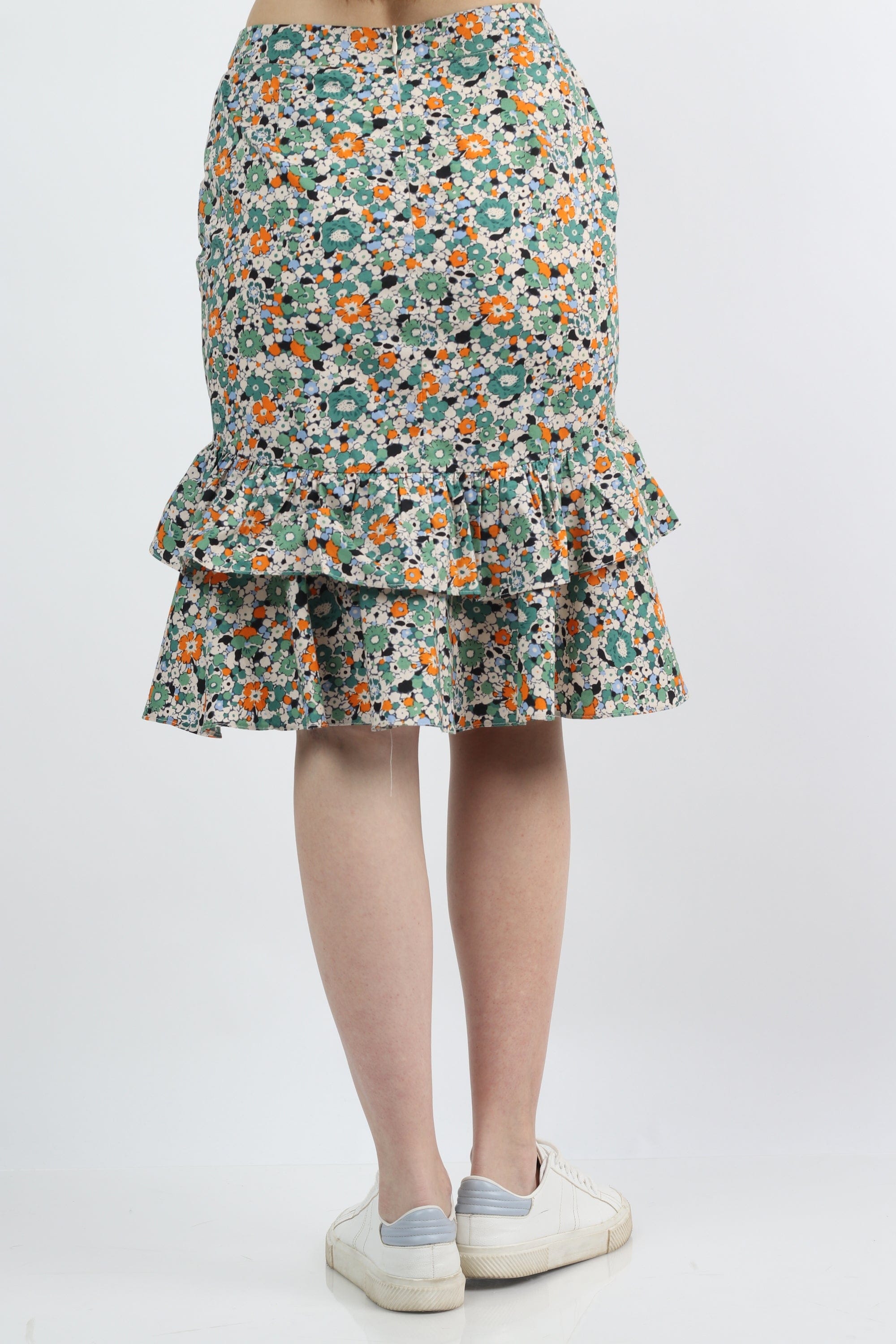 كيتشن جيبة ميدي بنقشة شجر أخضر