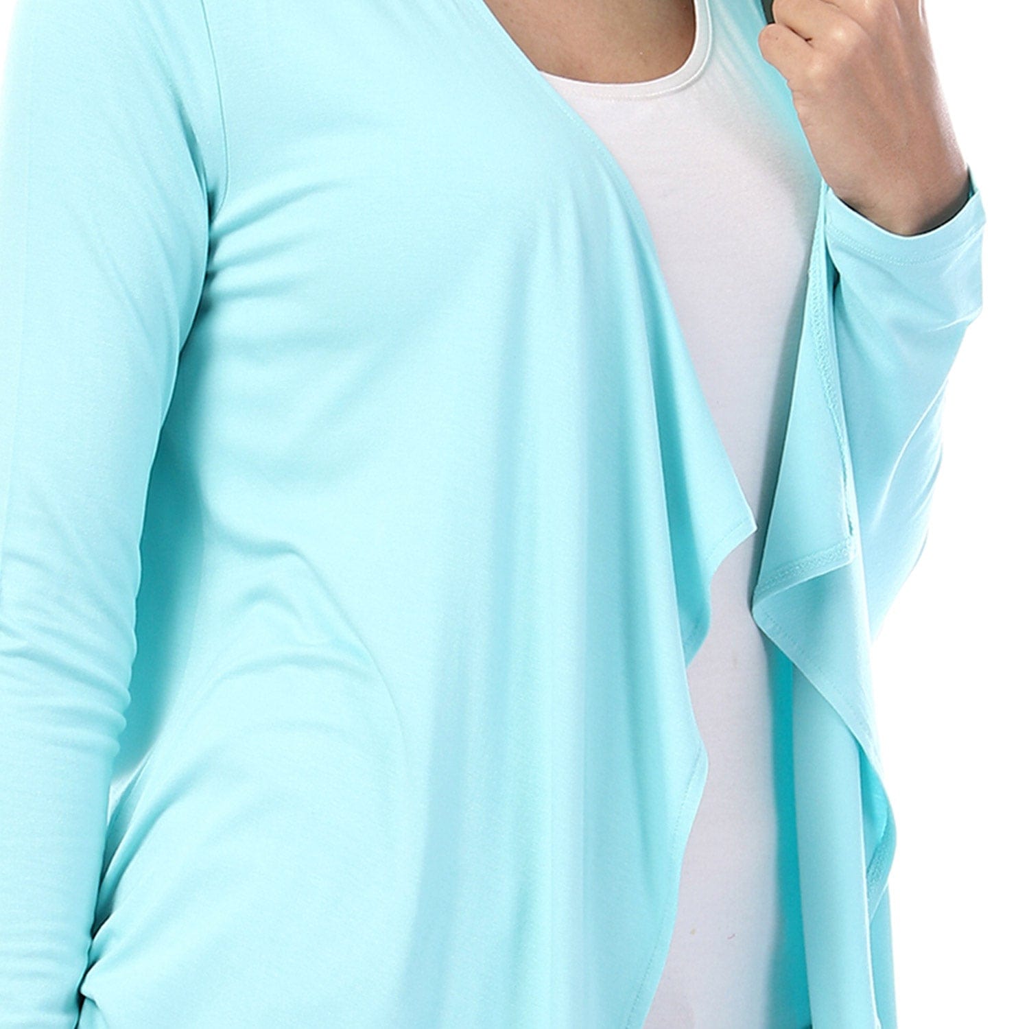 داليدرس كارديجان سادة كم طويل واسع نسائي