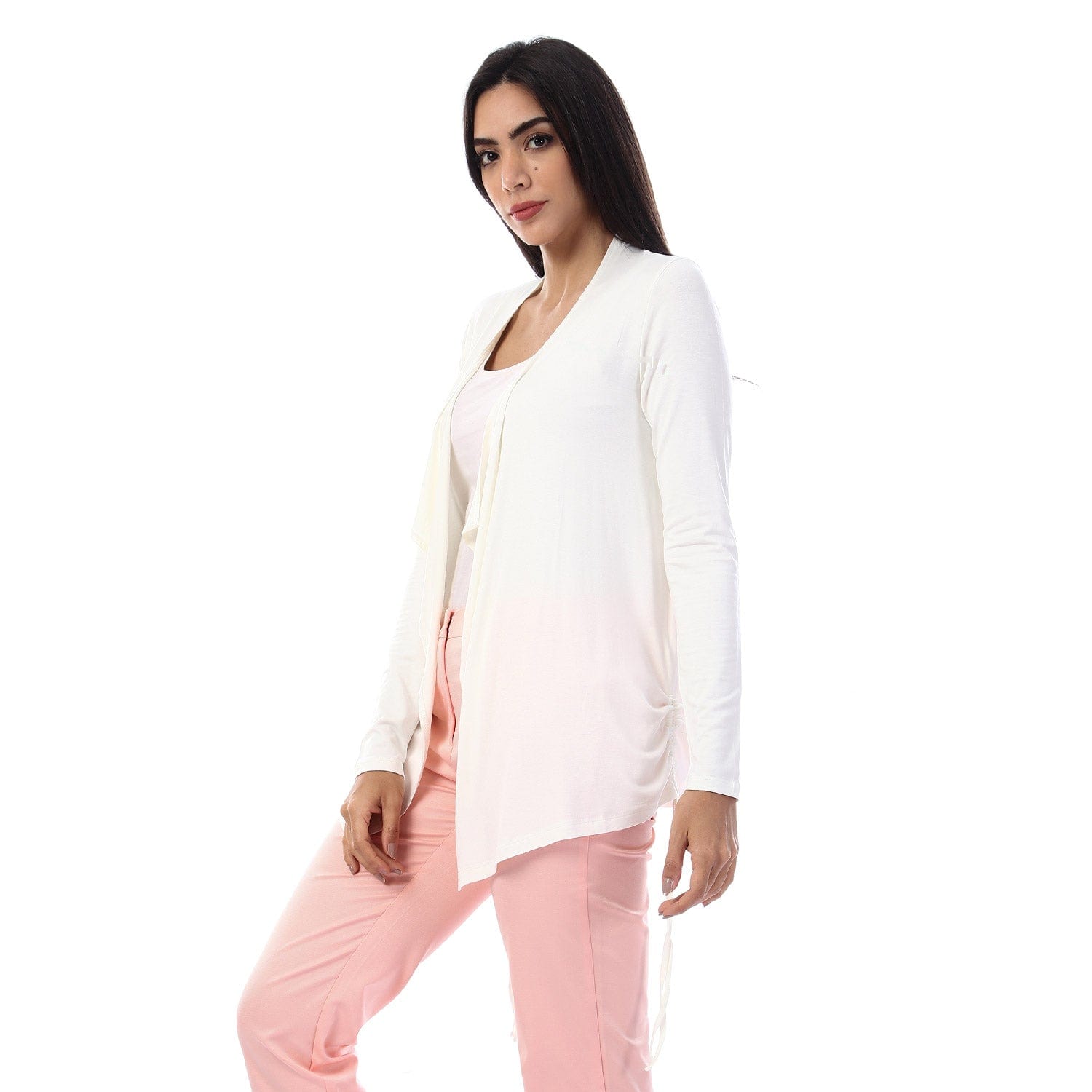 داليدرس كارديجان سادة كم طويل واسع نسائي