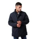 داليدرس جاكيت سادة بسحاب وأزرار أمامية كم طويل نسائي أزرق داكن