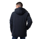 داليدرس جاكيت سادة بسحاب وأزرار أمامية كم طويل نسائي أزرق داكن