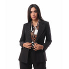 داليدرس جاكيت رسمي سادة بزرار أمامي نسائي