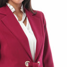 داليدرس جاكيت رسمي سادة بزرار أمامي نسائي