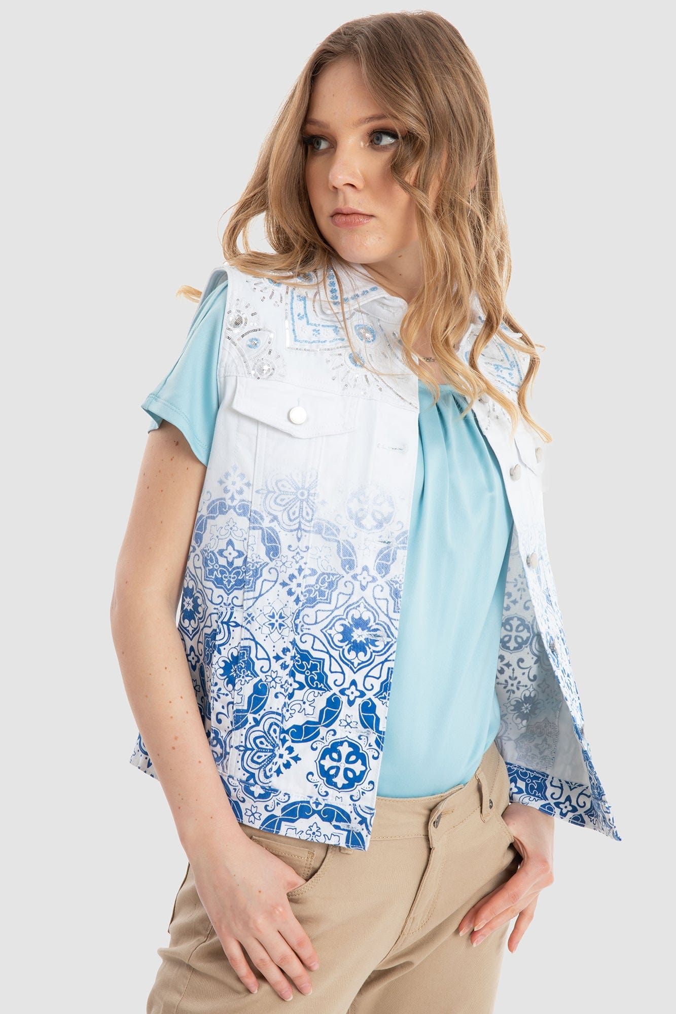 داليدرس فيست بترتر بجيب على الصدر أزرق داكن مخضر