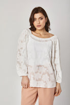 داليدرس بلوزة أوف شولدر واسعة كم طويل واسع نسائي