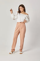 داليدرس بلوزة أوف شولدر واسعة كم طويل واسع نسائي