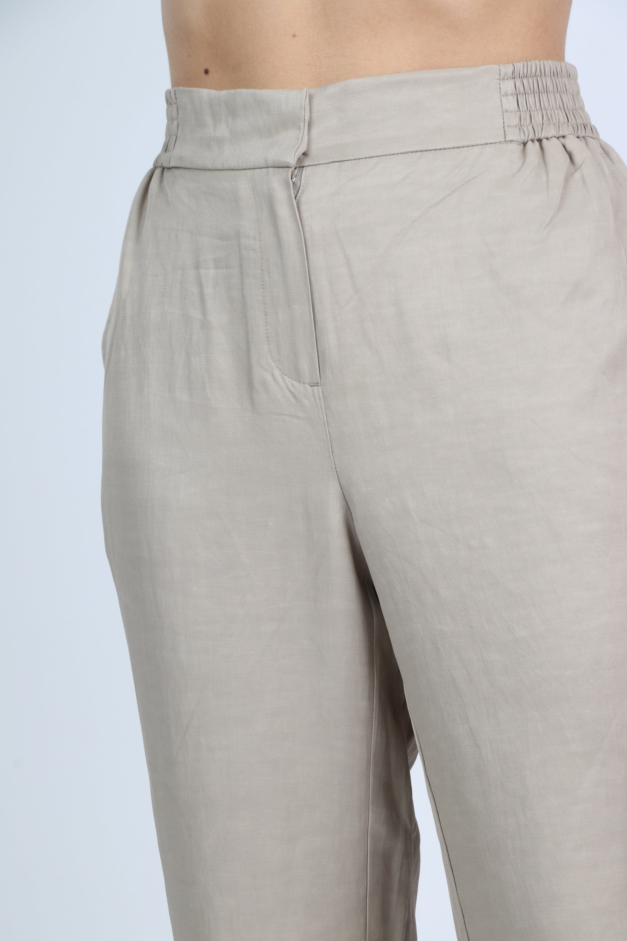 داليدرس بنطلون سادة خصر مرتفع واسع نسائي