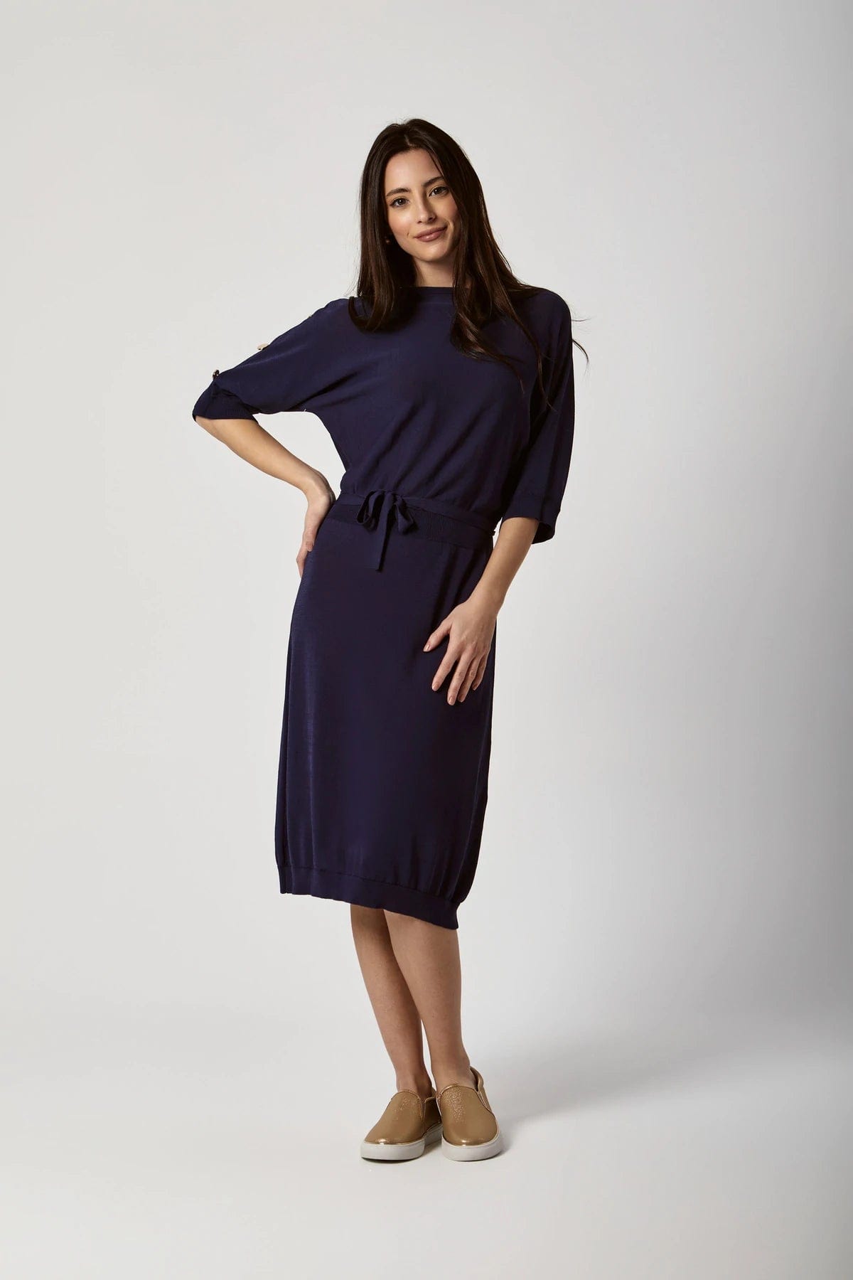 داليدرس تونيك نسائي برباط خصر سادة