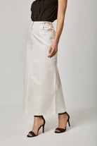 داليدرس تنورة سادة طويلة خصر مرتفعة نسائية