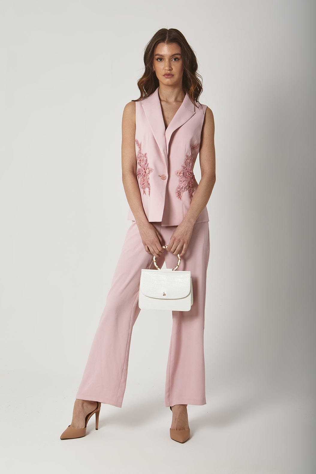 داليدرس فيست بتطريز بزر من الأمام أرجواني