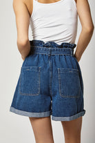 داليدرس شورت جينز قصير واسع نسائي أزرق فاتح