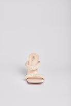 داليدرس سليبر مزين باللؤلؤ كعب مرتفع نسائي وردي