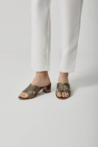 داليدرس بنطلون سادة خصر مرتفع رسمي نسائي أوف وايت