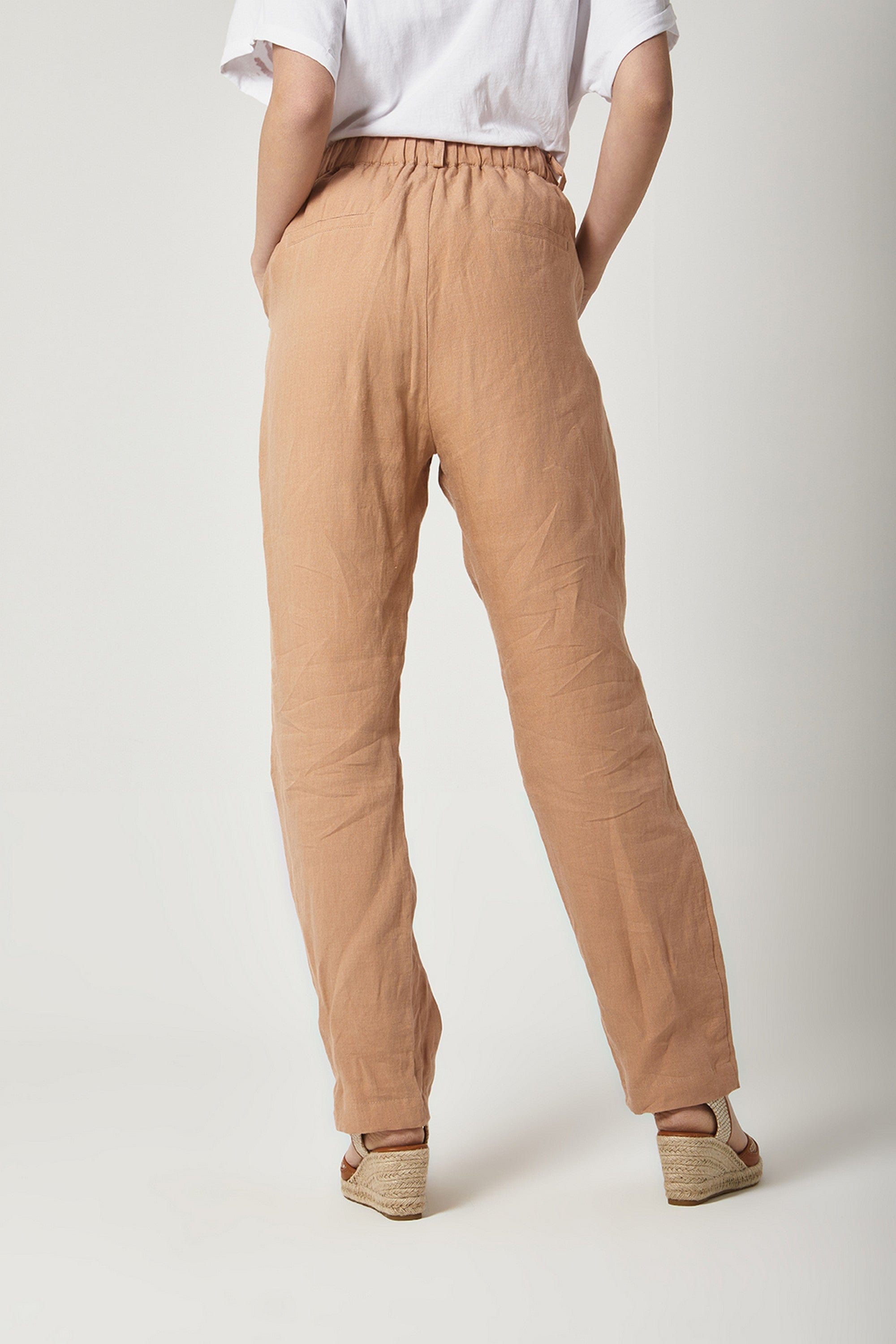 داليدرس بنطلون سادة بأساور من أسفل سادة نسائي لوز