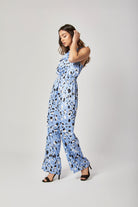 داليدرس جمبسوت منقوش مخصر بدون أكمام نسائي متعدد الألوان