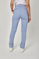 داليدرس بنطلون سادة طويل خصر مرتفع نسائي أزرق