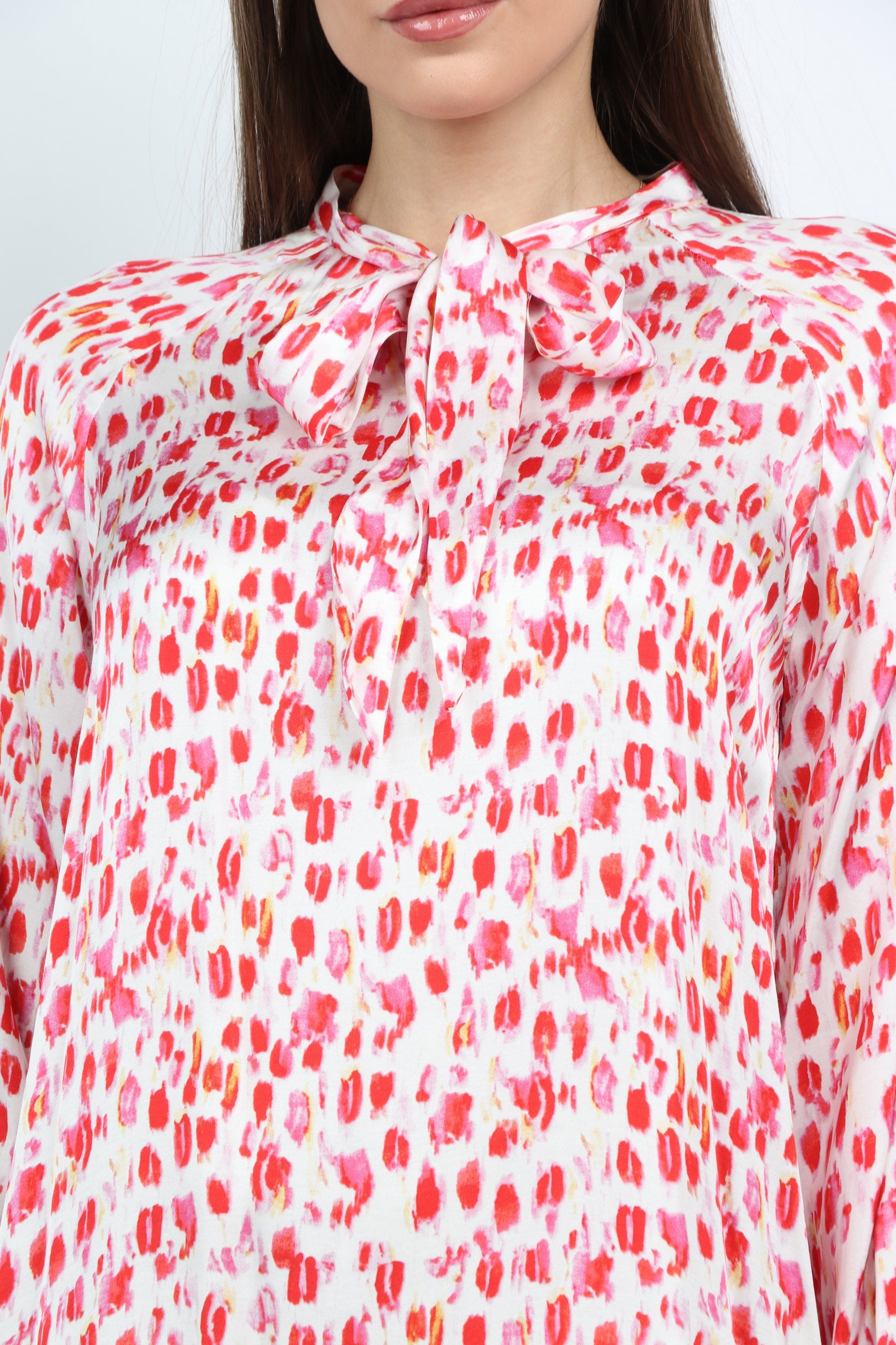 داليدرس تونيك نسائي قصير مطبوع متعدد الألوان