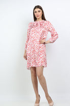 داليدرس تونيك نسائي قصير مطبوع متعدد الألوان