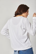 داليدرس تيشيرت أوفر سايز قطن كم طويل نسائي