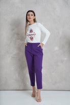 داليدرس بنطلون رسمي سادة خصر مرتفع نسائي