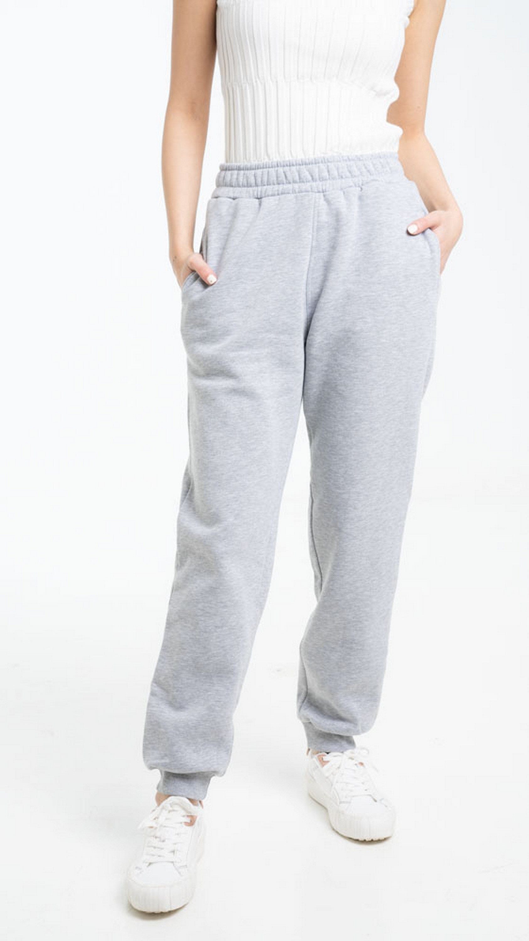 داليدرس بنطلون سويت بانتس بجيوب طويل خصر مرتفع نسائي