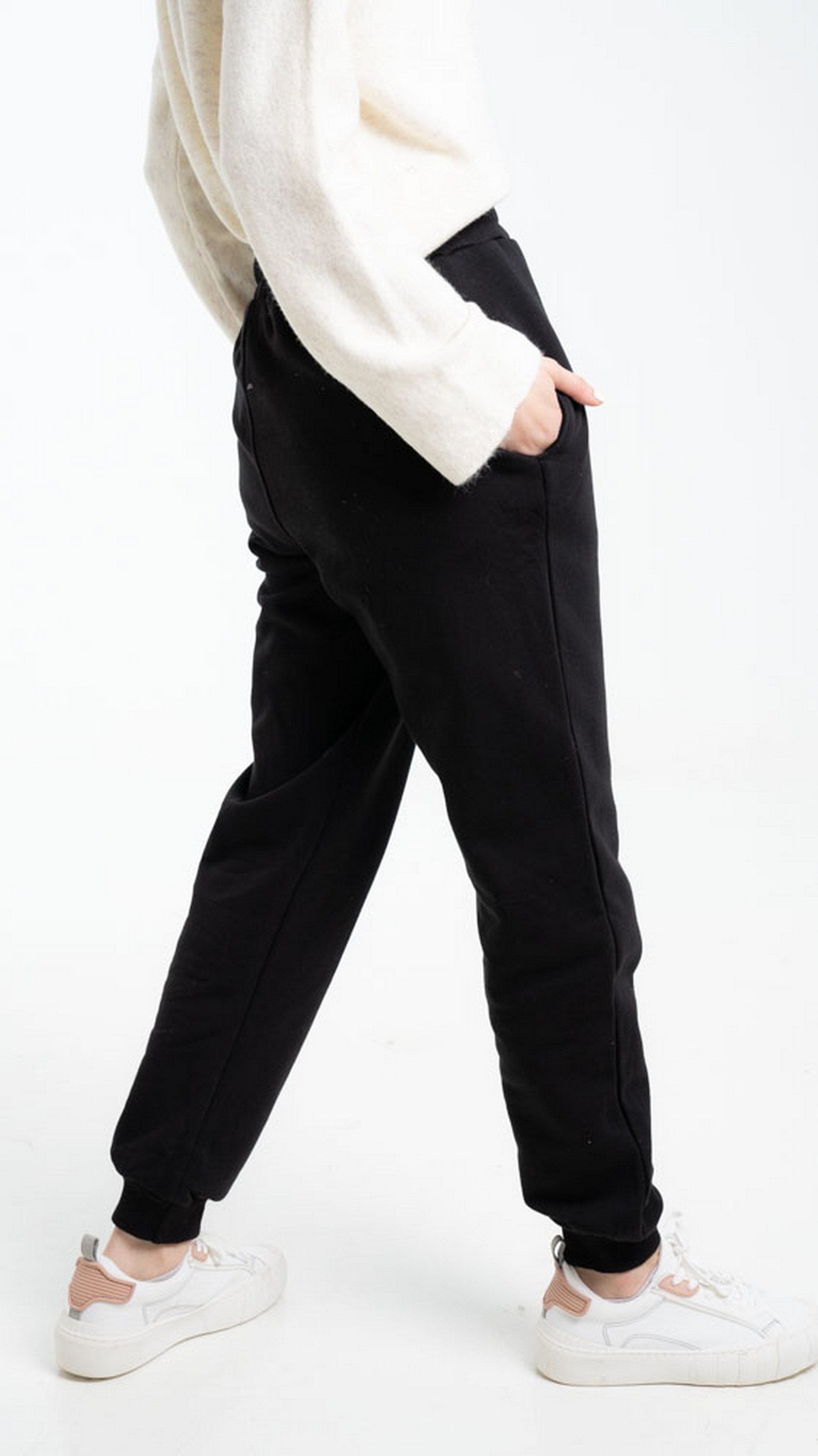 داليدرس بنطلون سويت بانتس بجيوب طويل خصر مرتفع نسائي