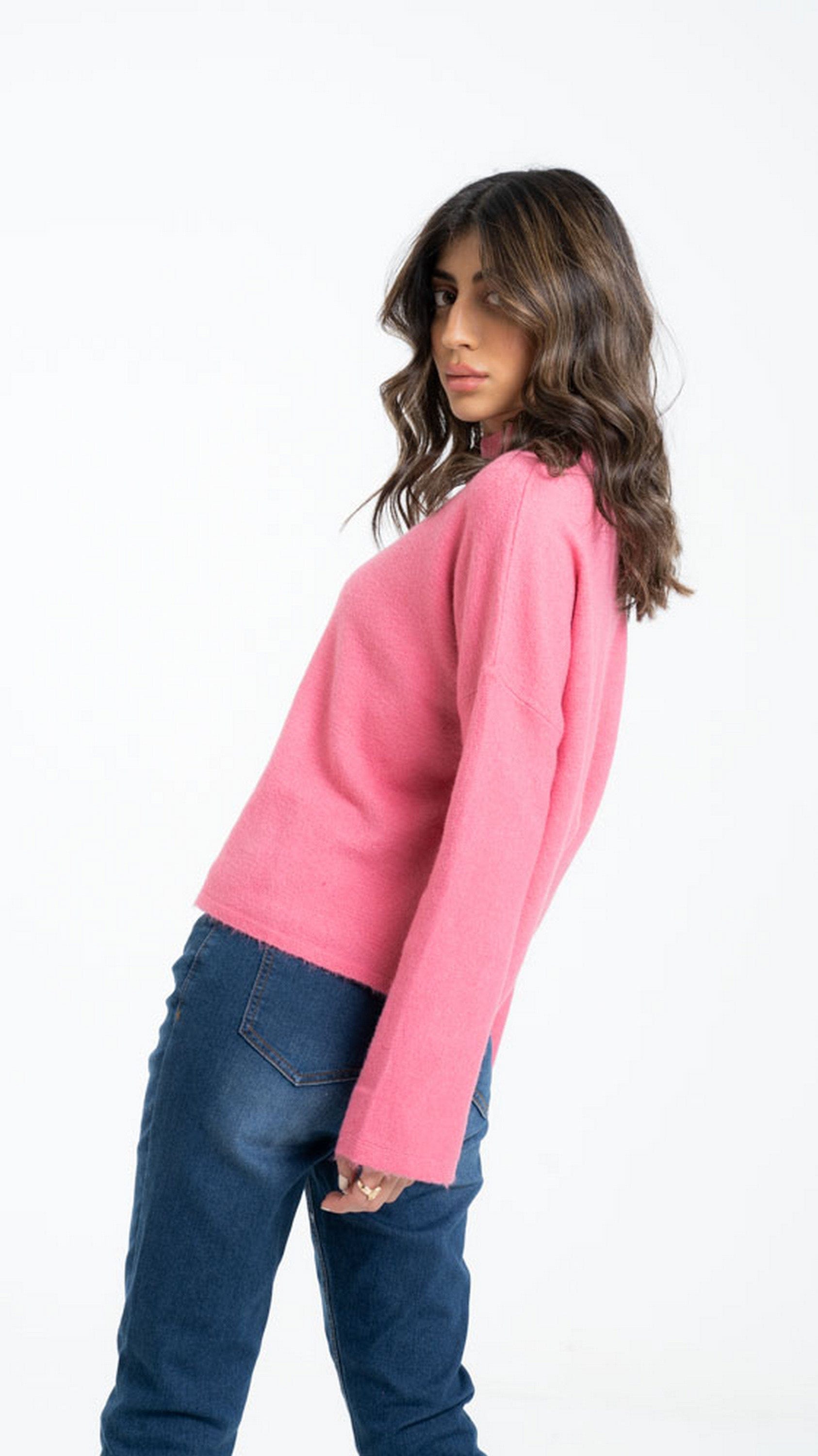 داليدرس بلوفر نسائي سادة فرو كم طويل