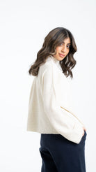 داليدرس بلوفر نسائي سادة فرو كم طويل