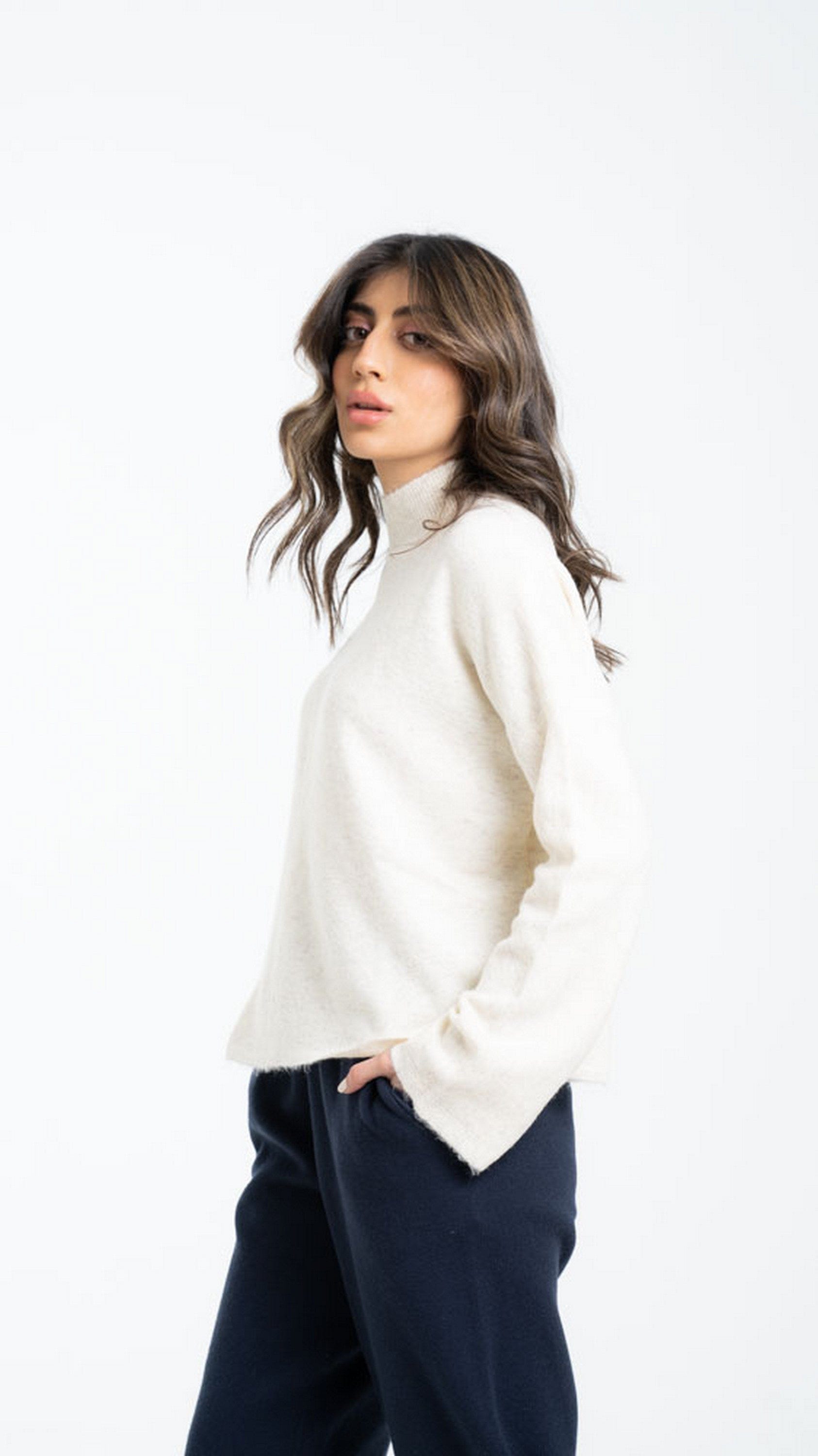 داليدرس بلوفر نسائي سادة فرو كم طويل