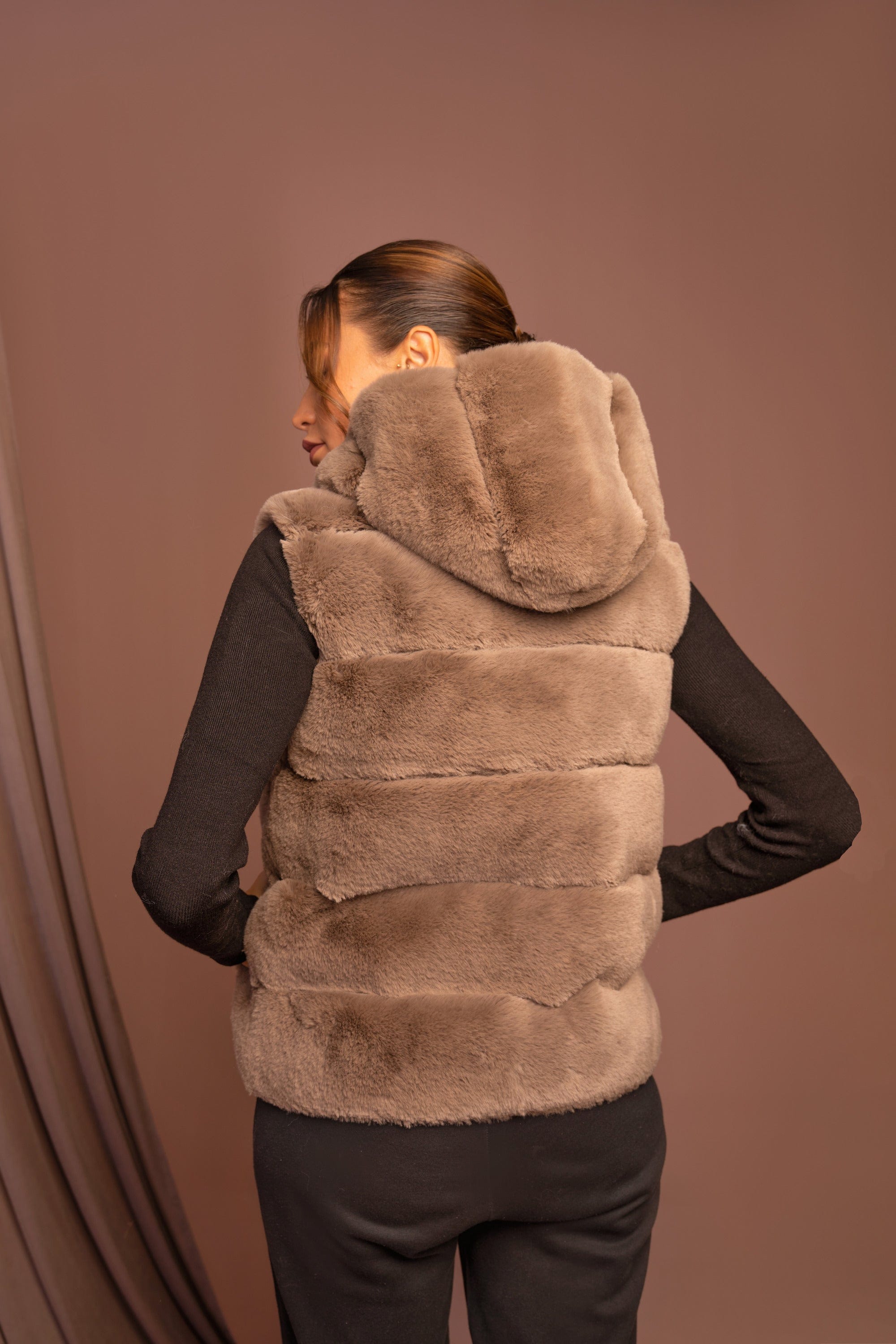 داليدرس فيست فرو كت بطاقية واسعة نسائي بيج