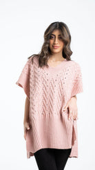 داليدرس بلوفر أوفر سايز مضفر نسائي كم قصير