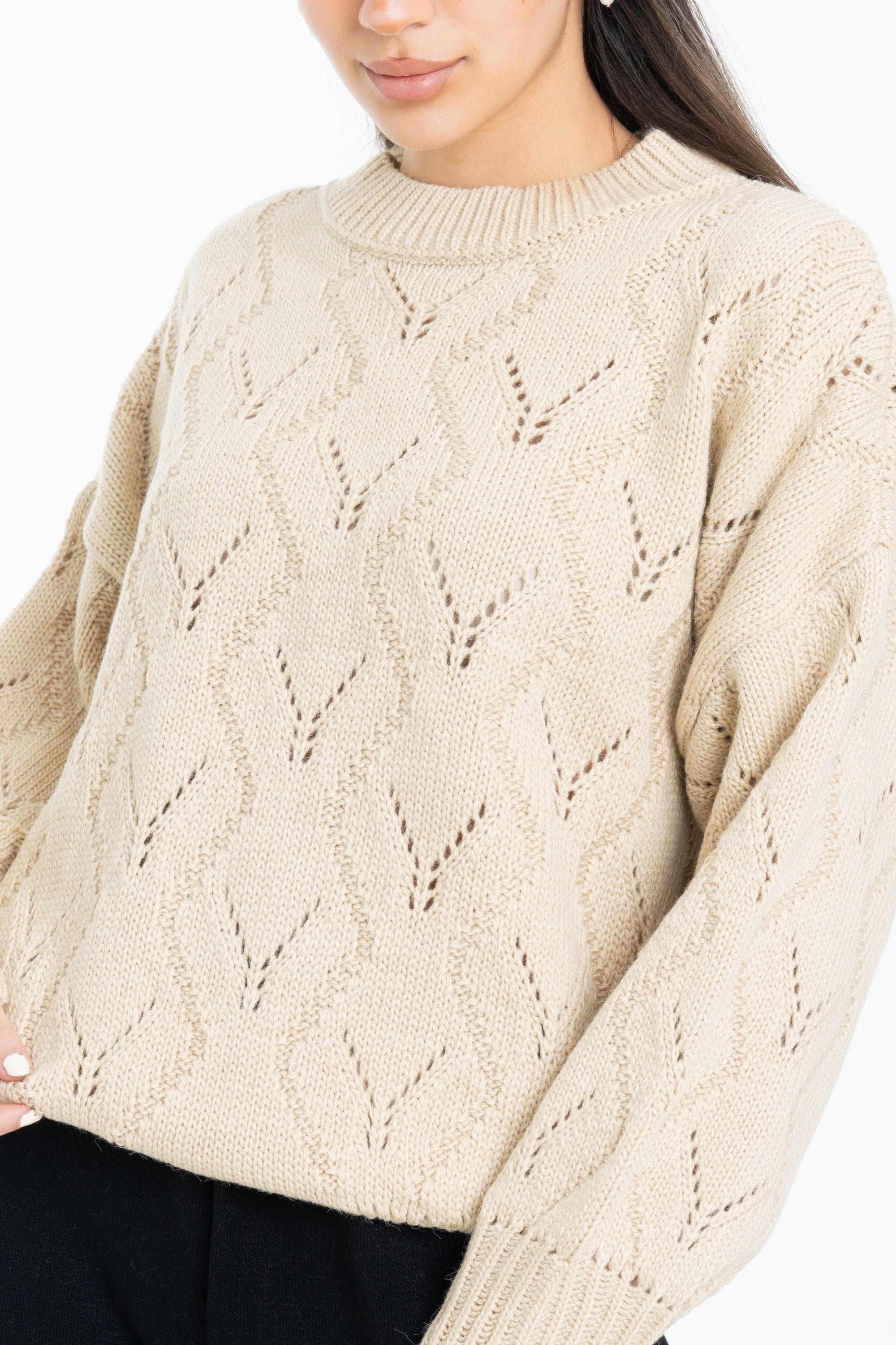 داليدرس بلوفر سادة مخرم كم طويل نسائي