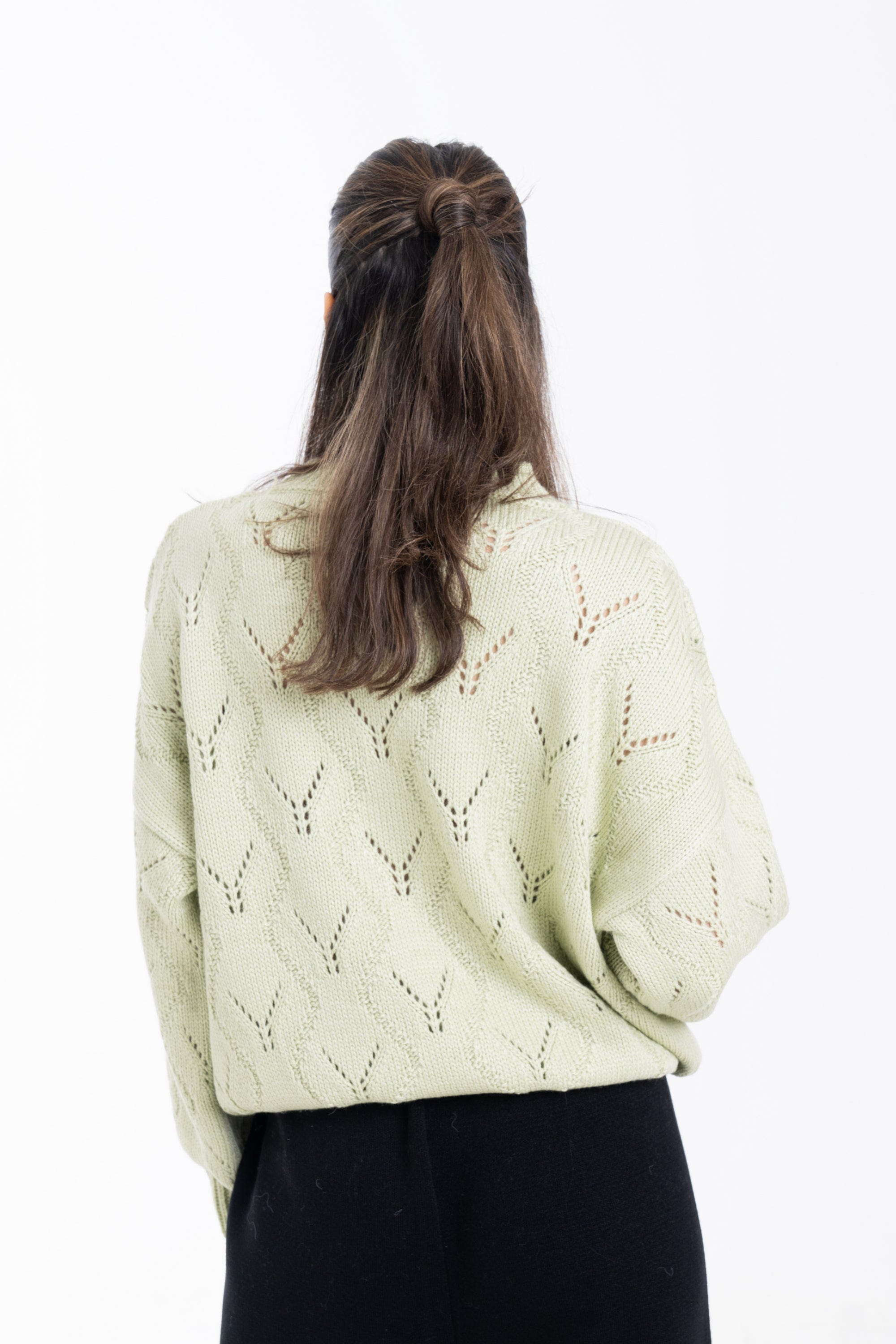 داليدرس بلوفر سادة مخرم كم طويل نسائي