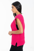 داليدرس تيشيرت شتوي كت أوفر سايز مضفر نسائي