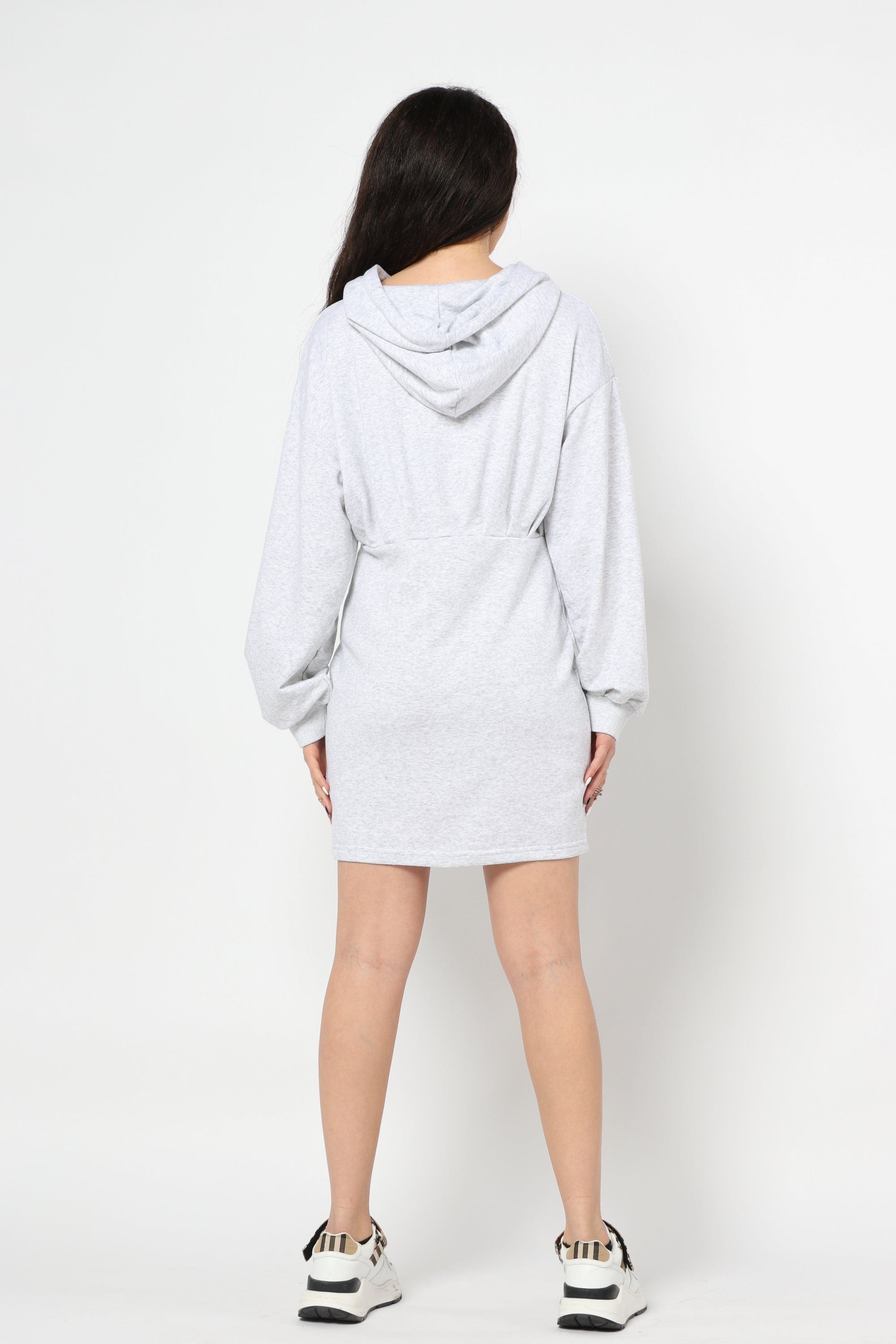 كيتشن فستان قصير سادة فوق الركبة بهودي