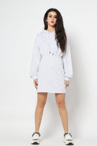 كيتشن فستان قصير سادة فوق الركبة بهودي