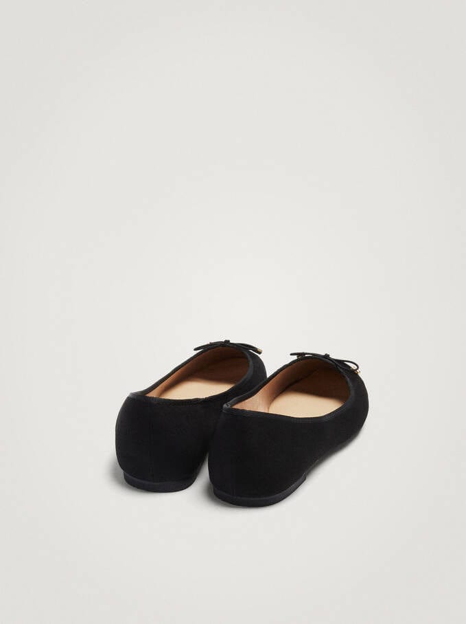 بارفوا جزمة بلارينا سادة بفيونكة نسائي