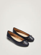 بارفوا حذاء باليرينا نسائي مسطح سادة مزين بفيونكة