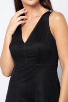 كيتشن فستان ميدي شفاف مبطن حمالات